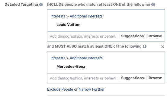 Interest Targeting