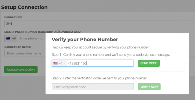 SMS Verification