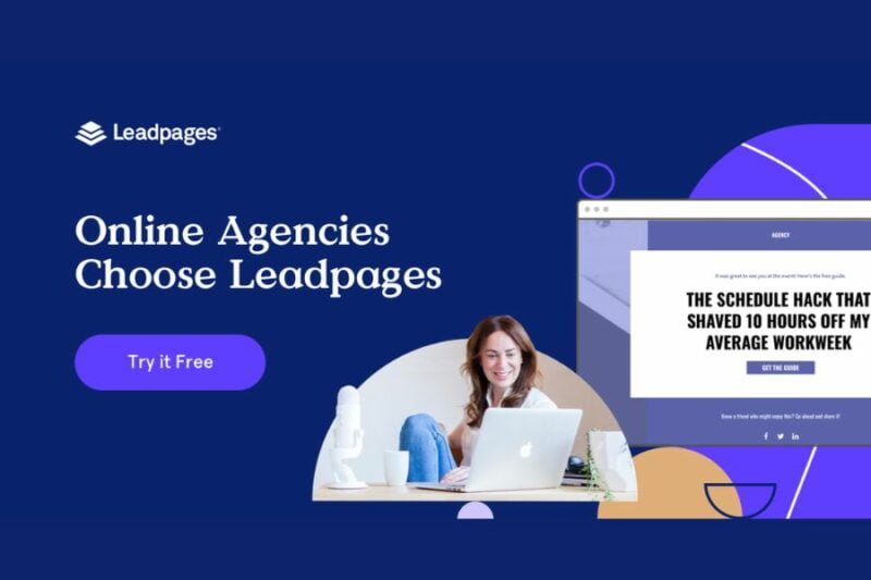 Leadpages for building an online agency