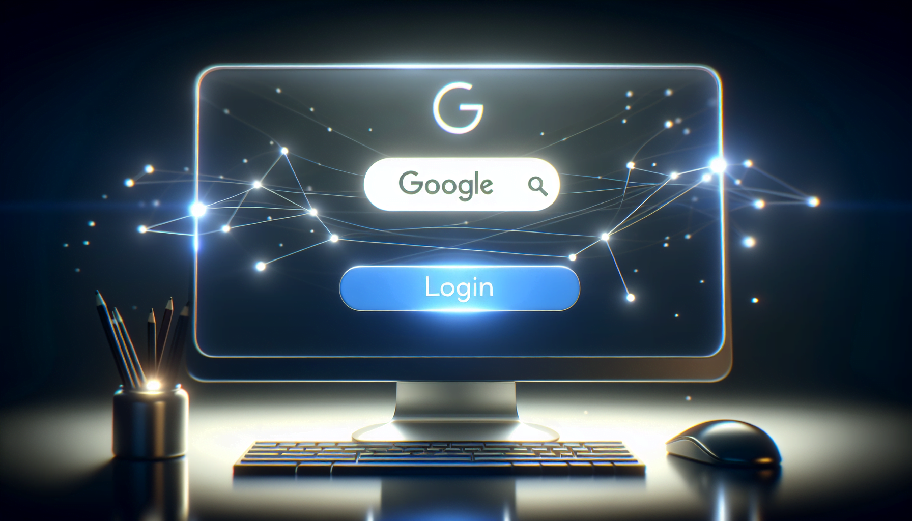 Illustration of website integration with the Google Login Button