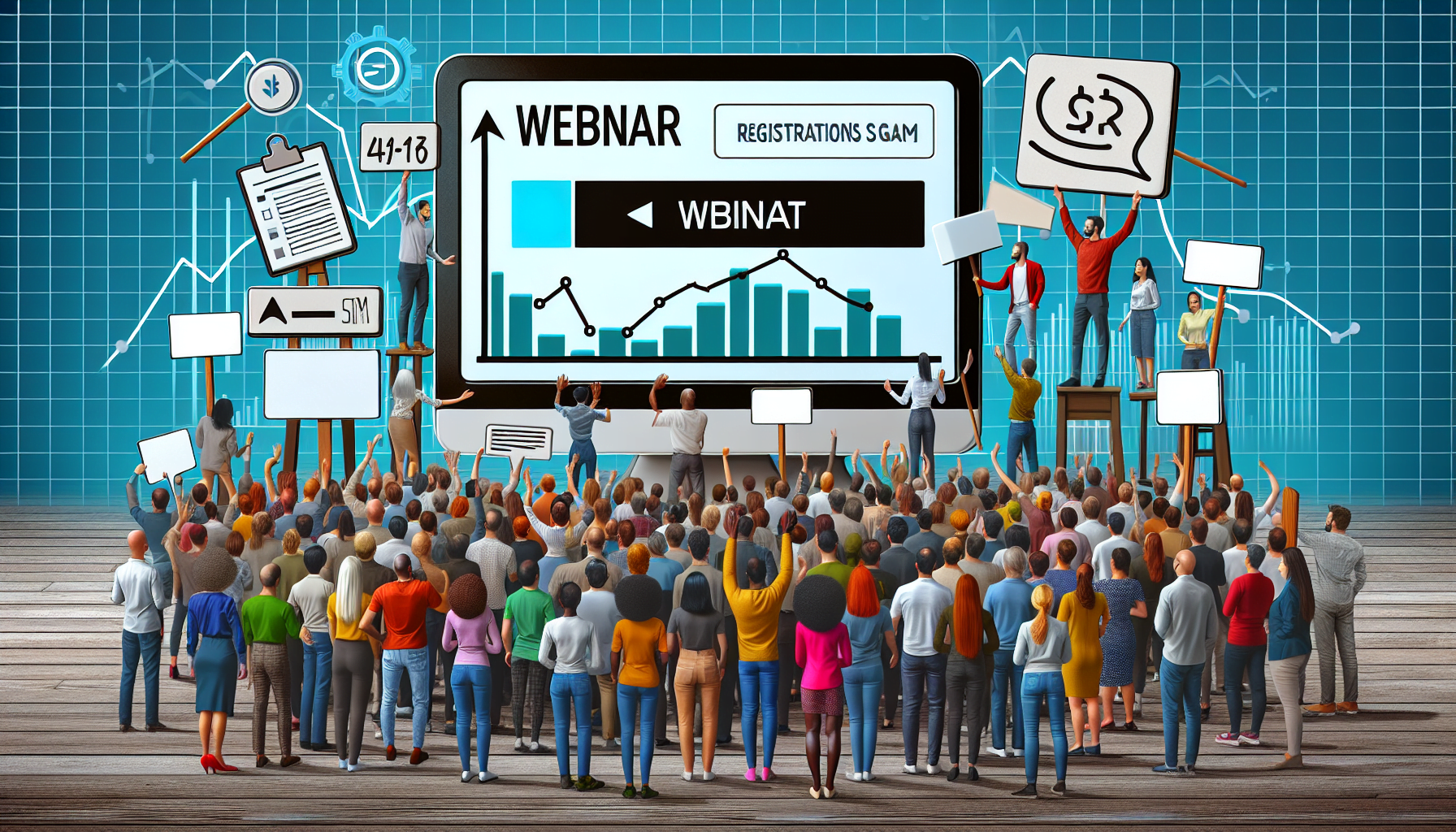 Leveraging social proof and testimonials to increase webinar registrations