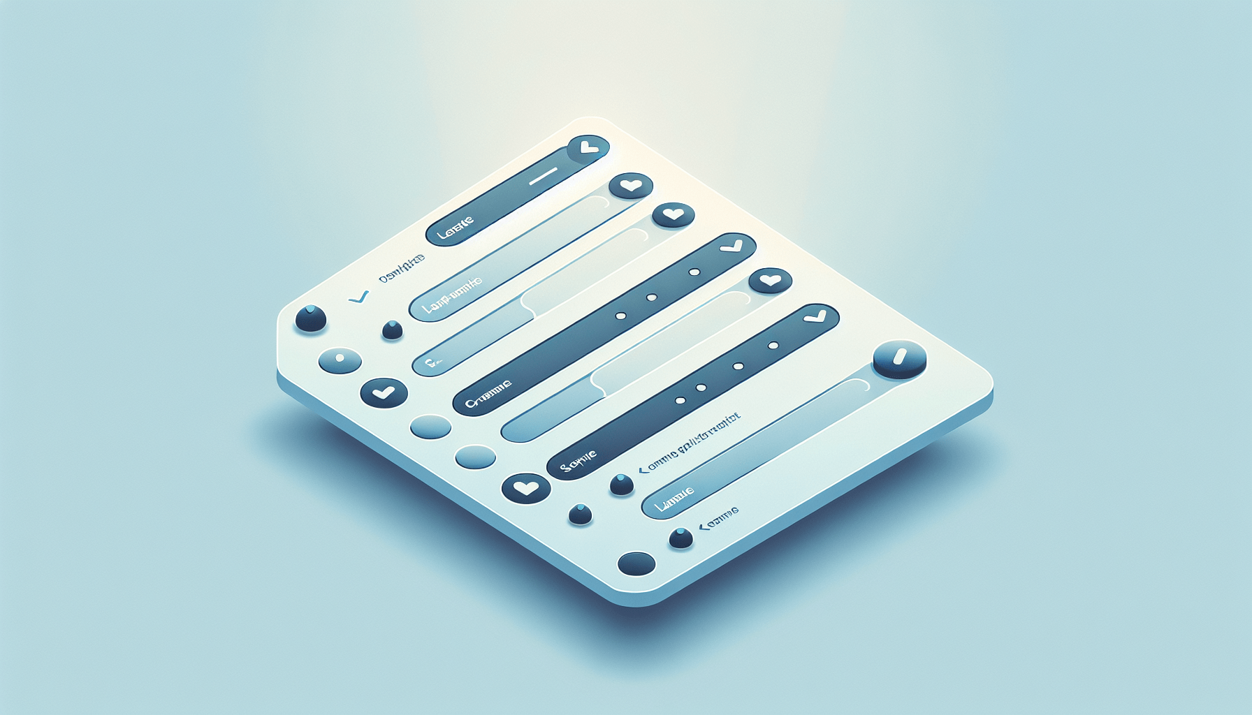 Illustration of simplified and user-friendly form design with clear and concise labels